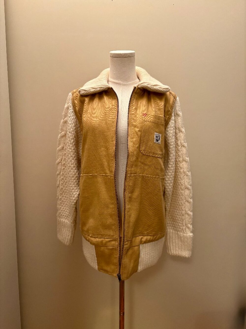 Urban Outfitters BDG Urban Outfitters Remade Canvas Bomber Jacket